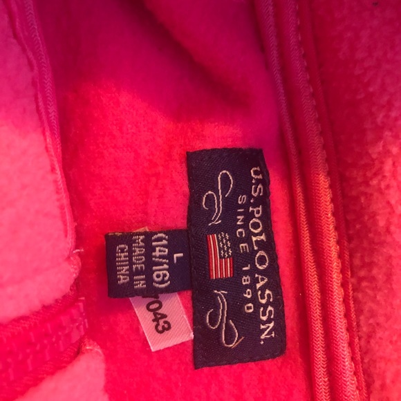 U.S Polo Assn. Pink Two-shade Jacket - Picture 4 of 5